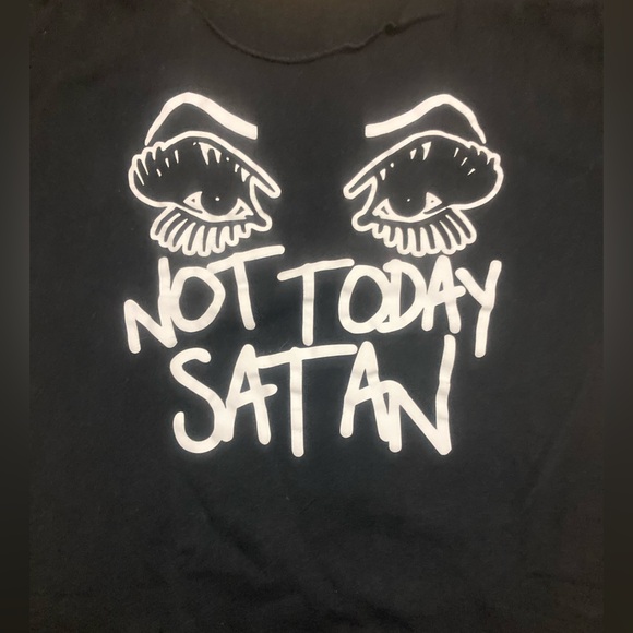 Bianca Del Rio Not Today Satan black tee size S - Picture 2 of 6